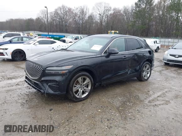 ✅ 2022 Genesis GV70 Sport • VIN: KMUMCDTC0NU018758 • Lot: 41735229. Listed on IAAI with 42,717 mi. Free auction sales archive from the USA and detailed vehicle history report at DreamBid. Image 2.