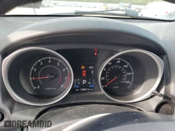 2013 Mitsubishi Outlander ES with VIN 4A4AR3AU7DE013763, listed as a Copart auction lot 81279065 with 108,813 mi miles and Salvage title. Bid and sale history available at DreamBid. Image 9.