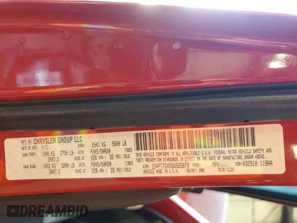 2011 Dodge Nitro Shock with VIN 1D4PT7GX5BW565879, listed as a Copart auction lot 82068754 with 148,954 mi miles and Salvage title. Bid and sale history available at DreamBid. Image 13.
