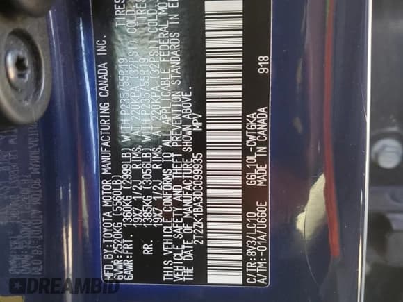 ✅ 2013 Lexus RX 350 • VIN: 2T2ZK1BA3DC099935 • Лот: 92442285. Опубликован ранее на Copart с пробегом 162 852 миль. Бесплатный доступ к архиву аукционных продаж из США и подробный отчёт об истории автомобиля на DreamBid. Изображение 13.