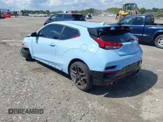 2022 Hyundai Veloster with VIN KMHT36AH7NU012637, listed as a IAAI auction lot 43139462 with Not provided miles and . Bid and sale history available at DreamBid. Image 3.