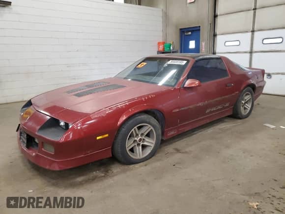 1988 Chevrolet Camaro with VIN 1G1FP2185JL179067, listed as a Copart auction lot 56688595 with 98,909 mi miles and Non repairable. Bid and sale history available at DreamBid. Image 1.