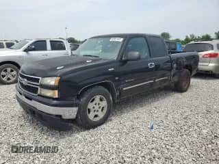 2007 Chevrolet Silverado 1500 LT1 with VIN 1GCEC19V97Z172020, listed as a Copart auction lot 58861455 with 206,513 mi miles and Salvage title. Bid and sale history available at DreamBid. Image 1.