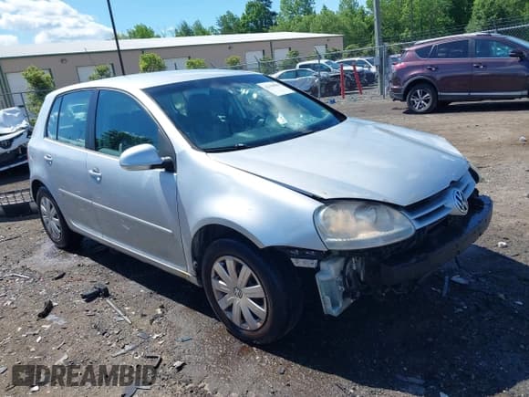 ✅ 2009 Volkswagen Rabbit S • VIN: WVWDA71K49W084907 • Lot: 42198880. Listed on IAAI with 160,293 mi. Free auction sales archive from the USA and detailed vehicle history report at DreamBid. Image 1.