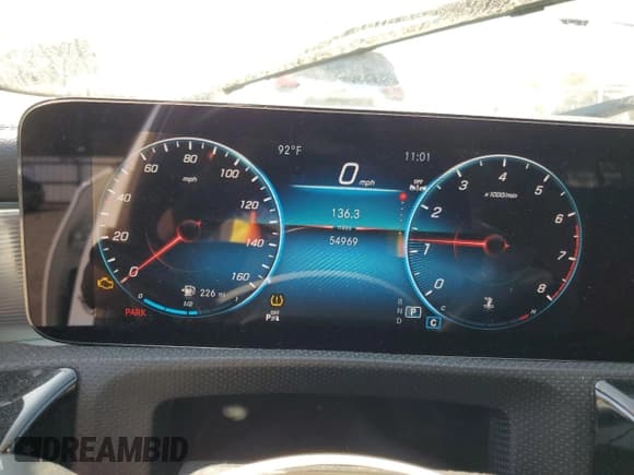 ✅ 2022 Mercedes-Benz A 220 • VIN: W1K3G4EB2NJ368536 • Lot: 80109295. Listed on Copart with 54,969 mi. Free auction sales archive from the USA and detailed vehicle history report at DreamBid. Image 9.