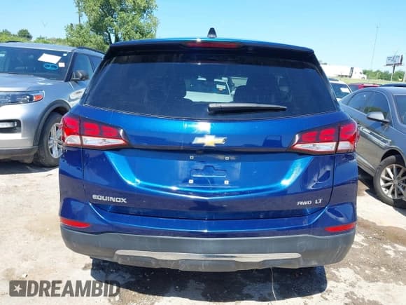 ✅ 2022 Chevrolet Equinox LT • VIN: 3GNAXUEV7NL187718 • Lot: 42826461. Listed on IAAI with 55,424 mi. Free auction sales archive from the USA and detailed vehicle history report at DreamBid. Image 16.