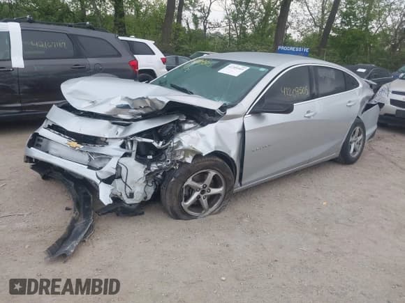 ✅ 2016 Chevrolet Malibu LS • VIN: 1G1ZB5STXGF255552 • Lot: 42209505. Listed on IAAI with 123,976 mi. Free auction sales archive from the USA and detailed vehicle history report at DreamBid. Image 2.
