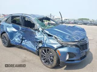 ✅ 2024 Chevrolet Equinox RS • VIN: 3GNAXWEG7RL375058 • Lot: 42405880. Wystawiony na IAAI z przebiegiem 10 738 mil. Bezpłatny archiwum sprzedaży aukcyjnych z USA i szczegółowy raport historii pojazdu na DreamBid. Zdjęcie 1.