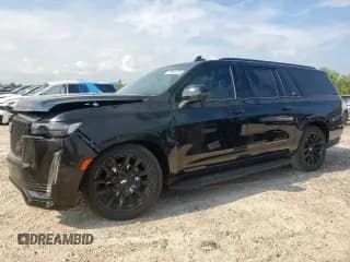 ✅ 2024 Cadillac Escalade ESV 4WD Sport Platinum • VIN: 1GYS4RKL6RR361177 • Лот: 70662225. Опубликован ранее на Copart с пробегом 17 599 миль. Бесплатный доступ к архиву аукционных продаж из США и подробный отчёт об истории автомобиля на DreamBid. Изображение 1.