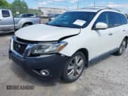 ✅ 2015 Nissan Pathfinder Platinum • VIN: 5N1AR2MM0FC613659 • Lot: 42194214. Listed on IAAI with 138,180 mi. Free auction sales archive from the USA and detailed vehicle history report at DreamBid. Image 17.