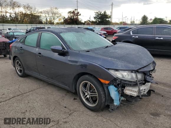 ✅ 2016 Honda Civic LX • VIN: 19XFC2F51GE065893 • Лот: 90962335. Опубликован ранее на Copart с пробегом 167 112 миль. Бесплатный доступ к архиву аукционных продаж из США и подробный отчёт об истории автомобиля на DreamBid. Изображение 4.