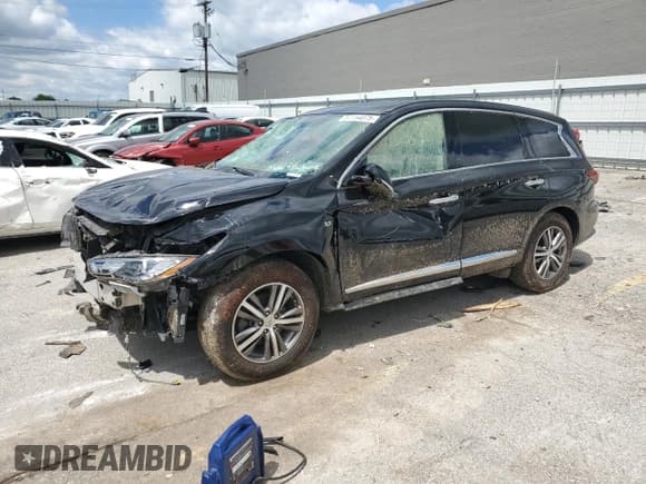 ✅ 2020 Infiniti QX60 Signature Edition • VIN: 5N1DL0MM4LC503454 • Lot: 57754075. Listed on Copart with 68,119 mi. Free auction sales archive from the USA and detailed vehicle history report at DreamBid. Image 1.
