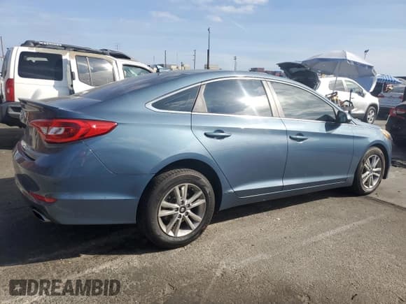 ✅ 2016 Hyundai Sonata SE • VIN: 5NPE24AF8GH263392 • Lot: 90749775. Listed on Copart with 106,759 mi. Free auction sales archive from the USA and detailed vehicle history report at DreamBid. Image 3.