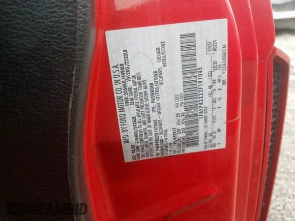 ✅ 2002 Ford Mustang GT Deluxe • VIN: 1FAFP42X22F191045 • Лот: 42747820. Опубликован ранее на Copart с пробегом 156 686 миль. Бесплатный доступ к архиву аукционных продаж из США и подробный отчёт об истории автомобиля на DreamBid. Изображение 10.