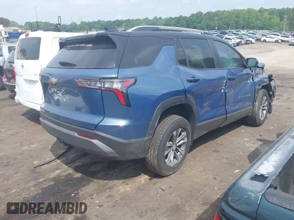 2025 Chevrolet Equinox FWD LT с VIN 3GNAXHEG1SL178520, выставлен на аукционе IAAI как лот 42148692 с пробегом 5 345 миль миль и . История ставок и продаж доступна на DreamBid. Изображение 4.