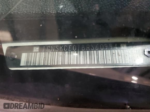 ✅ 2011 Chevrolet Tahoe LTZ • VIN: 1GNSKCE01BR360994 • Lot: 81183135. Listed on Copart with 173,167 mi. Free auction sales archive from the USA and detailed vehicle history report at DreamBid. Image 13.