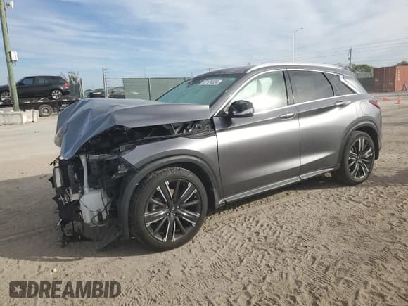 ✅ 2022 Infiniti QX50 Luxe • VIN: 3PCAJ5BA6NF120754 • Lot: 87124524. Wystawiony na Copart z przebiegiem 26 373 mil. Bezpłatny archiwum sprzedaży aukcyjnych z USA i szczegółowy raport historii pojazdu na DreamBid. Zdjęcie 1.
