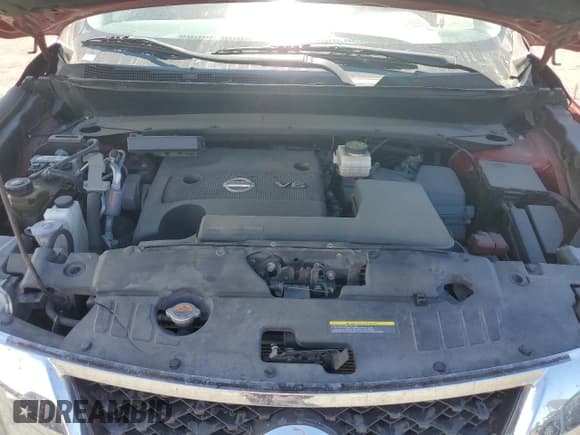 ✅ 2016 Nissan Pathfinder SV • VIN: 5N1AR2MM5GC650353 • Lot: 65187255. Listed on Copart with 105,689 mi. Free auction sales archive from the USA and detailed vehicle history report at DreamBid. Image 11.