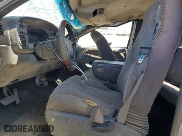 1998 Dodge 1500 with VIN 3B7HC13YXWG154852, listed as a Copart auction lot 71181174 with Not provided miles and Salvage title. Bid and sale history available at DreamBid. Image 7.