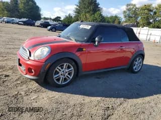 ✅ 2012 MINI Convertible • VIN: WMWZN3C5XCT134354 • Lot: 75429794. Listed on Copart with 188,668 mi. Free auction sales archive from the USA and detailed vehicle history report at DreamBid. Image 1.