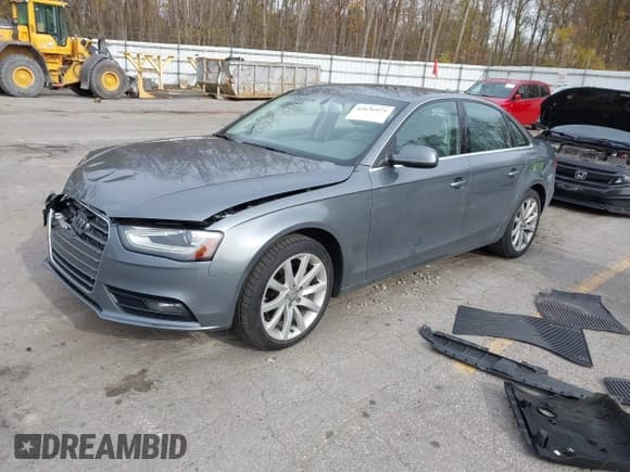✅ 2013 Audi A4 Premium Plus • VIN: WAUFFAFL1DN023051 • Lot: 43636975. Listed on IAAI with 162,410 mi. Free auction sales archive from the USA and detailed vehicle history report at DreamBid. Image 2.