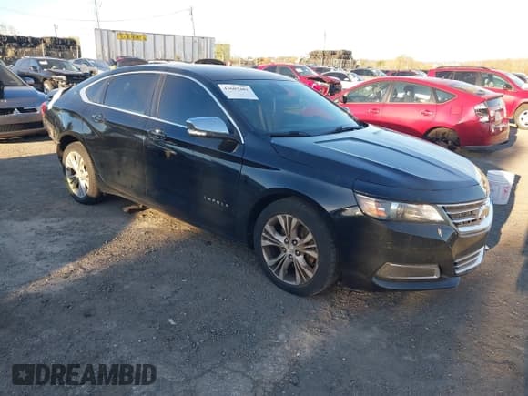 ✅ 2015 Chevrolet Impala LT • VIN: 2G1125S30F9127650 • Lot: 43607481. Listed on IAAI with 129,038 mi. Free auction sales archive from the USA and detailed vehicle history report at DreamBid. Image 1.
