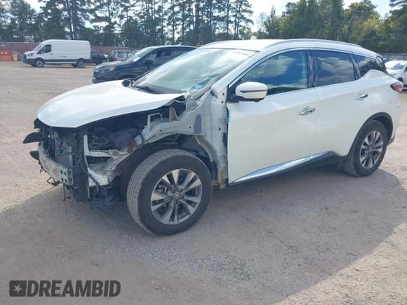 ✅ 2018 Nissan Murano SV • VIN: 5N1AZ2MGXJN190886 • Lot: 43465383. Listed on IAAI with 188,451 mi. Free auction sales archive from the USA and detailed vehicle history report at DreamBid. Image 23.