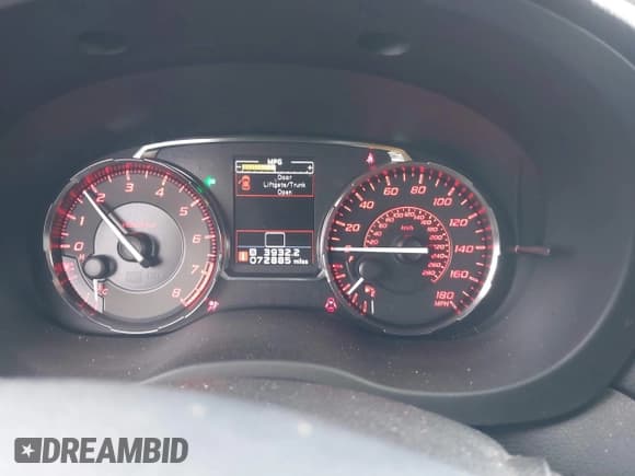 ✅ 2017 Subaru WRX Premium • VIN: JF1VA1E66H9824216 • Лот: 43521316. Опубликован ранее на IAAI с пробегом 72 885 миль. Бесплатный доступ к архиву аукционных продаж из США и подробный отчёт об истории автомобиля на DreamBid. Изображение 7.