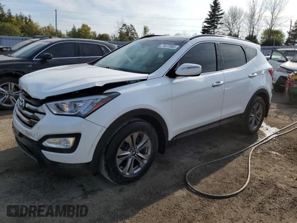 ✅ 2016 Hyundai Santa Fe • VIN: 5XYZUDLBXGG378671 • Lot: 71677585. Listed on Copart with 128,468 mi. Free auction sales archive from the USA and detailed vehicle history report at DreamBid. Image 1.