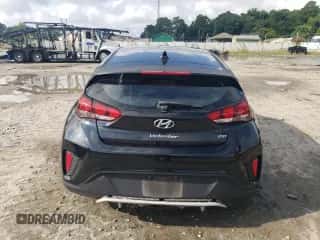 2019 Hyundai Veloster Premium with VIN KMHTG6AF9KU005624, listed as a Copart auction lot 67913414 with 120,168 mi miles and Salvage title. Bid and sale history available at DreamBid. Image 6.