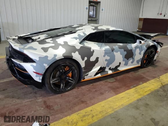✅ 2021 Lamborghini Huracan • VIN: ZHWUF5ZF4MLA15944 • Lot: 70219235. Listed on Copart with Not provided. Free auction sales archive from the USA and detailed vehicle history report at DreamBid. Image 3.
