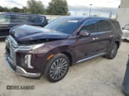 ✅ 2024 Hyundai Palisade Calligraphy • VIN: KM8R74GE5RU773091 • Lot: 84504794. Listed on Copart with 11,179 mi. Free auction sales archive from the USA and detailed vehicle history report at DreamBid. Image 1.