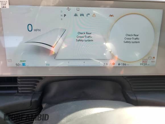 2022 Hyundai Ioniq 5 SE z VIN KM8KM4AE4NU068876, wystawiony jako Copart lot #71855944 z przebiegiem 9 939 mil mil oraz Szkoda całkowita • Salvage title. Historia ofert i sprzedaży dostępna na DreamBid. Obrazek 9.