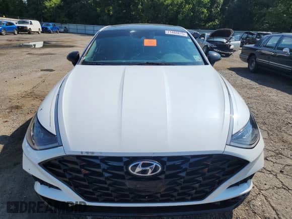 2021 Hyundai Sonata SEL Plus z VIN 5NPEJ4J2XMH112629, wystawiony jako Copart lot #71488875 z przebiegiem Nie podano mil oraz Szkoda całkowita • Salvage title. Historia ofert i sprzedaży dostępna na DreamBid. Obrazek 5.
