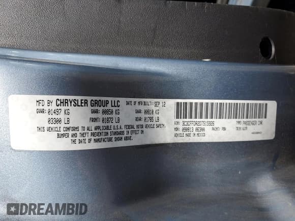 ✅ 2013 FIAT 500 Pop • VIN: 3C3CFFDR2DT515926 • Lot: 61899635. Wystawiony na Copart z przebiegiem 177 742 mil. Bezpłatny archiwum sprzedaży aukcyjnych z USA i szczegółowy raport historii pojazdu na DreamBid. Zdjęcie 12.