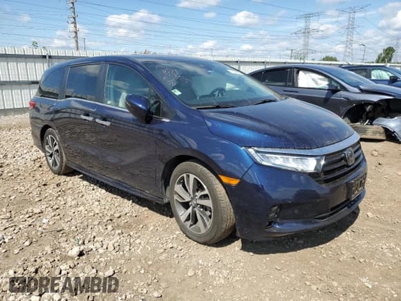 ✅ 2024 Honda Odyssey Touring • VIN: 5FNRL6H89RB029376 • Lot: 71989505. Listed on Copart with 25,917 mi. Free auction sales archive from the USA and detailed vehicle history report at DreamBid. Image 4.