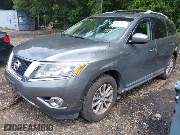 ✅ 2015 Nissan Pathfinder Platinum • VIN: 5N1AR2MM1FC648968 • Lot: 42953732. Listed on IAAI with 134,729 mi. Free auction sales archive from the USA and detailed vehicle history report at DreamBid. Image 19.