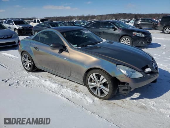 ✅ 2009 Mercedes-Benz SLK 350 • VIN: WDBWK58F19F199871 • Lot: 45205915. Listed on Copart with 115,395 mi. Free auction sales archive from the USA and detailed vehicle history report at DreamBid. Image 4.