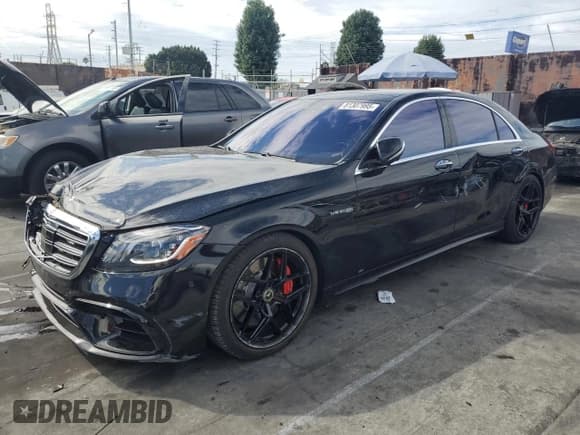 ✅ 2019 Mercedes-Benz S 63 AMG • VIN: WDDUG8JB3KA446237 • Lot: 81307995. Listed on Copart with 85,548 mi. Free auction sales archive from the USA and detailed vehicle history report at DreamBid. Image 1.