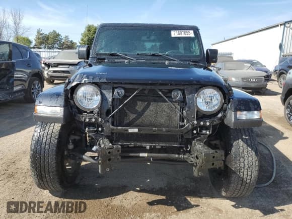 ✅ 2023 Jeep Wrangler Sahara • VIN: 1C4HJXEN6PW594940 • Лот: 71897055. Опубликован ранее на Copart с пробегом 97 380 миль. Бесплатный доступ к архиву аукционных продаж из США и подробный отчёт об истории автомобиля на DreamBid. Изображение 5.