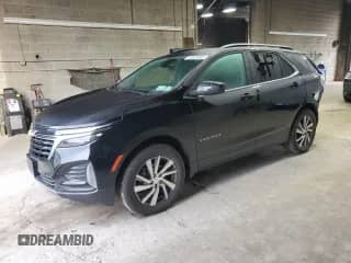 2024 Chevrolet Equinox LT with VIN 3GNAXUEGXRL131070, listed as a Copart auction lot 83829565 with 21,460 mi miles and Salvage title. Bid and sale history available at DreamBid. Image 1.