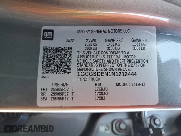 ✅ 2022 Chevrolet Colorado 2WD Z71 • VIN: 1GCGSDEN1N1212444 • Lot: 76700284. Wystawiony na Copart z przebiegiem 11 318 mil. Bezpłatny archiwum sprzedaży aukcyjnych z USA i szczegółowy raport historii pojazdu na DreamBid. Zdjęcie 12.