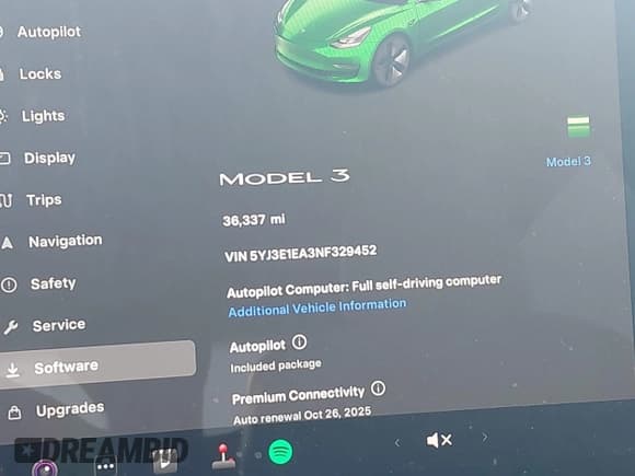 ✅ 2022 Tesla Model 3 • VIN: 5YJ3E1EA3NF329452 • Лот: 43355641. Опубликован ранее на IAAI с пробегом 36 337 миль. Бесплатный доступ к архиву аукционных продаж из США и подробный отчёт об истории автомобиля на DreamBid. Изображение 15.