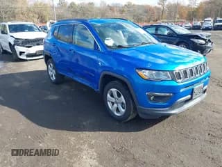 ✅ 2019 Jeep Compass Latitude • VIN: 3C4NJDBB4KT674845 • Lot: 43564369. Listed on IAAI with 69,435 mi. Free auction sales archive from the USA and detailed vehicle history report at DreamBid. Image 1.