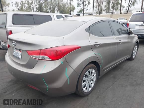 ✅ 2012 Hyundai Elantra Limited • VIN: 5NPDH4AEXCH139894 • Lot: 43551780. Wystawiony na IAAI z przebiegiem 189 824 mil. Bezpłatny archiwum sprzedaży aukcyjnych z USA i szczegółowy raport historii pojazdu na DreamBid. Zdjęcie 4.