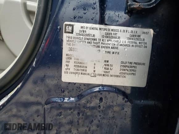 2008 Saturn VUE XE z VIN 3GSDL43N28S571442, wystawiony jako Copart lot #83250684 z przebiegiem 187 383 mil mil oraz Czysty tytuł • Clean title. Historia ofert i sprzedaży dostępna na DreamBid. Obrazek 13.