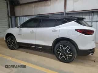 ✅ 2024 Chevrolet Blazer RS • VIN: 3GNKBERS8RS144901 • Lot: 70981914. Listed on Copart with 6,638 mi miles. Access the free auction sales archive from the USA and view a detailed vehicle history report at DreamBid. Image 2.