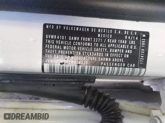 ✅ 2014 Volkswagen Beetle 1.8T • VIN: 3VW517AT6EM818323 • Lot: 42163211. Wystawiony na IAAI z przebiegiem 98 502 mil. Bezpłatny archiwum sprzedaży aukcyjnych z USA i szczegółowy raport historii pojazdu na DreamBid. Zdjęcie 9.