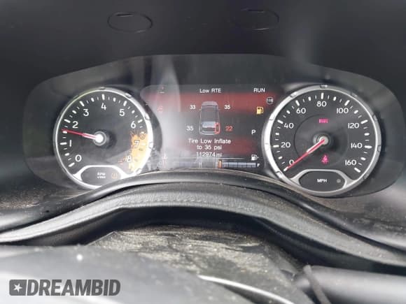 ✅ 2017 Jeep Renegade Limited • VIN: ZACCJBDB6HPE92122 • Lot: 42890543. Listed on IAAI with 112,974 mi. Free auction sales archive from the USA and detailed vehicle history report at DreamBid. Image 7.