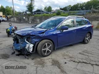 2023 Subaru Impreza Premium с VIN 4S3GTAD69P3719427, выставлен на аукционе Copart как лот 71079955 с пробегом 57 610 миль миль и Списание • Salvage title. История ставок и продаж доступна на DreamBid. Изображение 1.